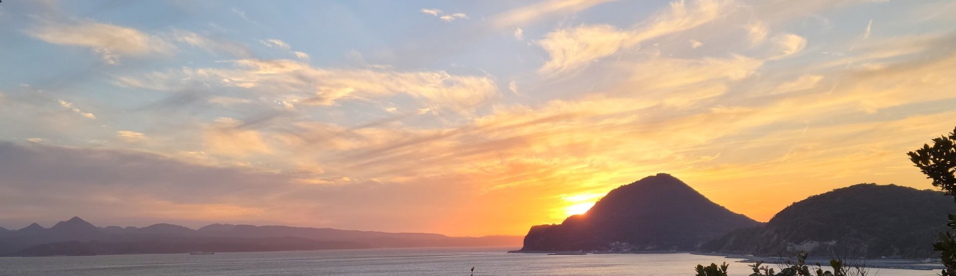 姫島の夕焼け写真