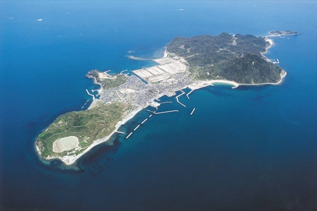 姫島の航空写真